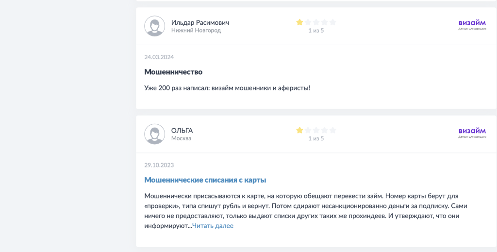 Отзывы