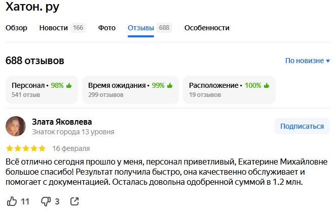 Отзывы о Хатон