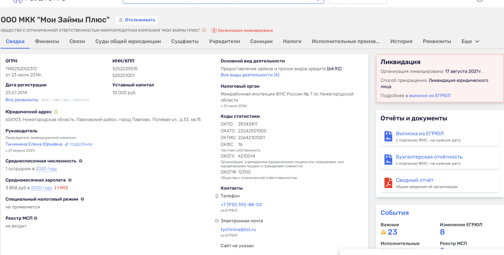 ООО Мой займ ООО Мой займ