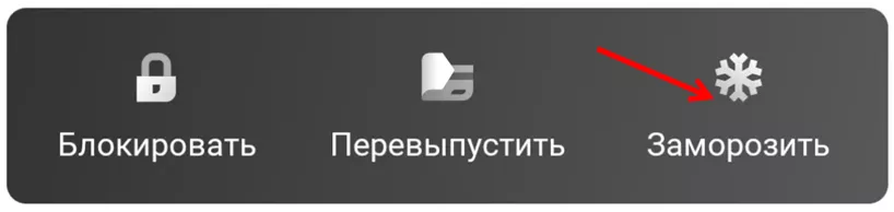 Заморозка карты – на примере Тинькофф