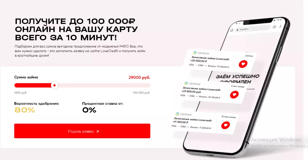 Сервис лав кредит личный кабинет. Как оформить заявку на займ