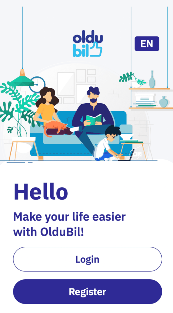 Регистрация аккаунта OlduBil 