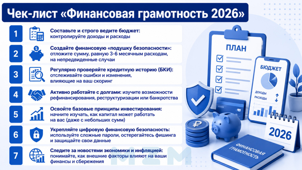 Чек-лист Как повысить финансовую грамотность
