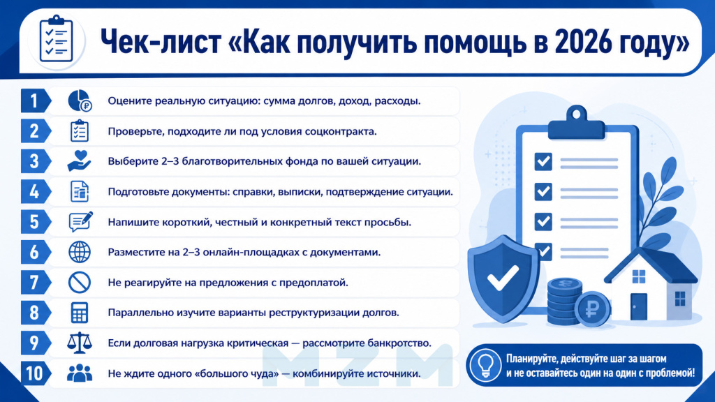 Чек-лист Как получить помощь