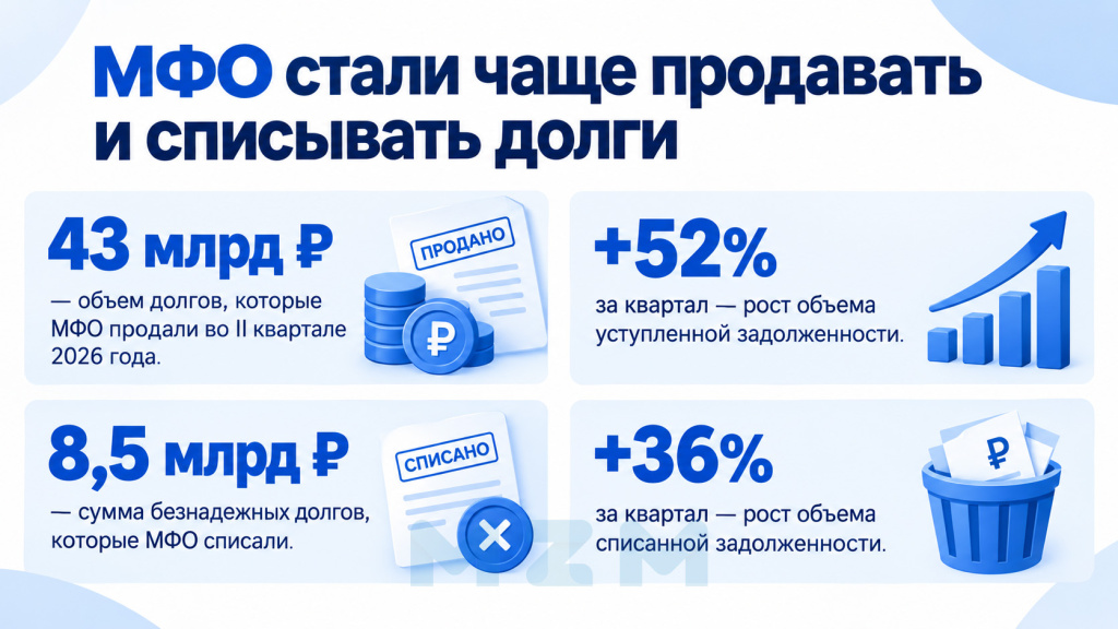 МФО стали чаще продавать долги
