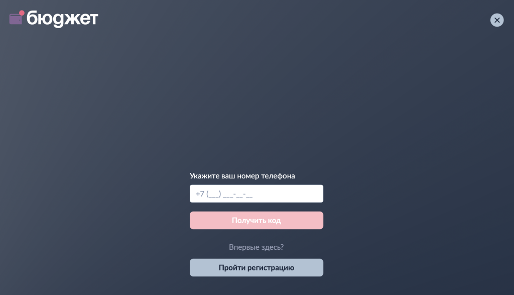 вход бюджет